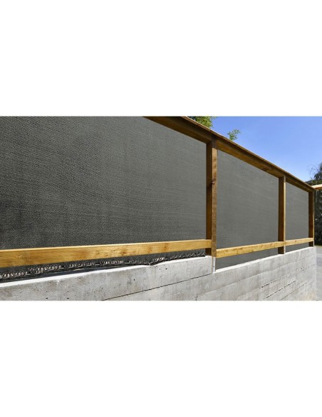 Malla ocultación antracita 1,5 x 5 m