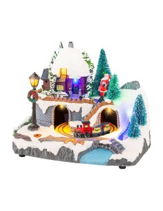 Escena navideña con led 20,8 x 16,3 x 13,90 cm