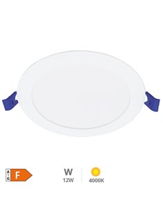 Downlight empotrable LED redondo Belur 12W 4000K Blanco