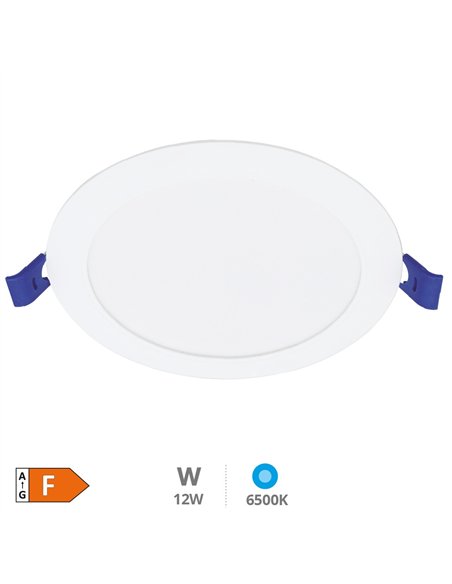 Downlight empotrable LED redondo Belur 12W 6500K Blanco