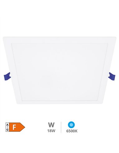 Downlight empotrable LED cuadrado Londa 18W 6500K Blanco