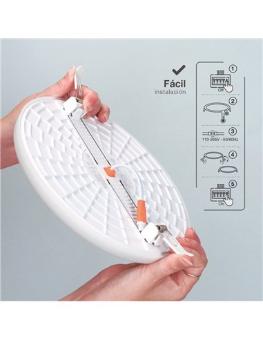 Downlight LED Larissa empotramiento regulable 36W 3000-4000-6500K
