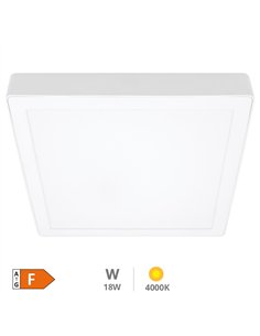 Downlight superficie LED cuadrado Vasan 18W 4000K Blanco