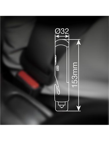Linterna LED de seguridad 1.2W