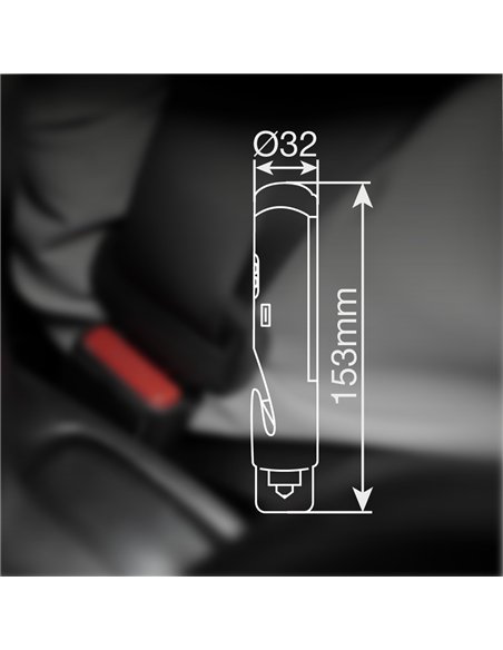Linterna LED de seguridad 1.2W