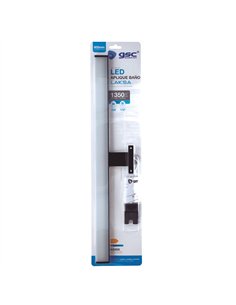 Aplique baño LED Laksa 12W 6500K IP44 Negro 2