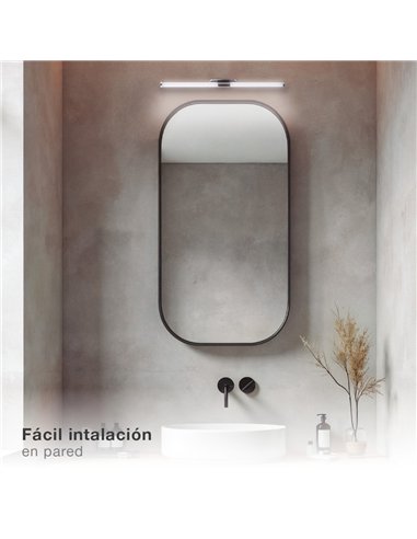 Aplique baño LED Tolfa 8W 6500K IP44