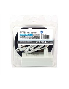 Kit 6,5M Tira de LED 6W/M IP20 Azul preparado