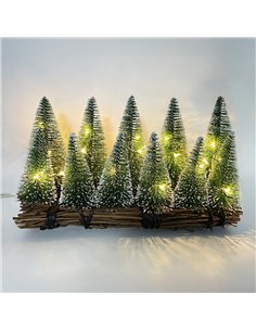 Bosque árboles de navidad LED Kuner Luz cálida