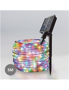 Guirnalda LED solar 5M 8 funciones RGB
