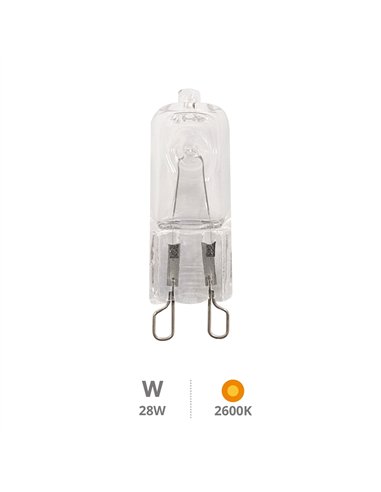Bombilla halógena para horno 28W G9