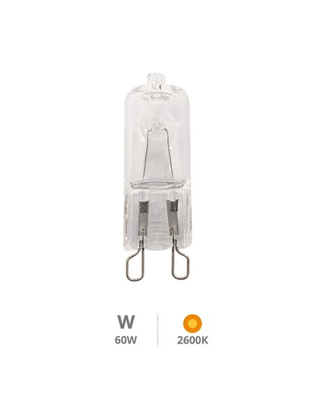 Bombilla halógena para horno 60W G9