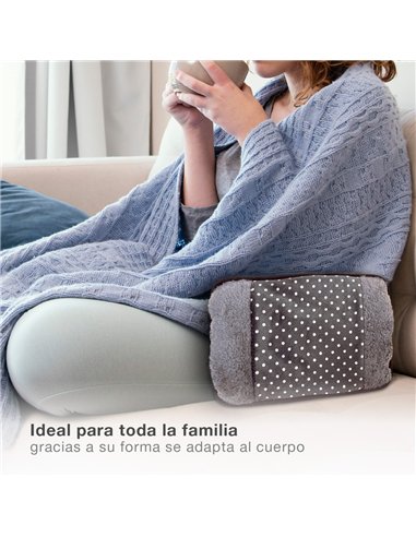 Bolsa de agua caliente eléctrica Maldan Gris