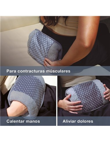 Bolsa de agua caliente eléctrica Maldan Gris