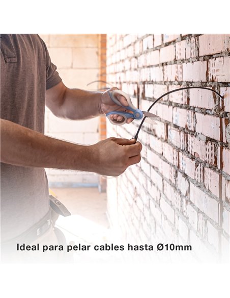Tijera electricista con funda