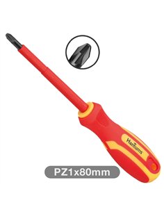 Destornillador Pozidriv aislado PZ1x80mm