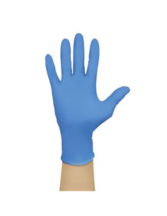 Caja 100 guantes desechables de nitrilo Azul - Talla M