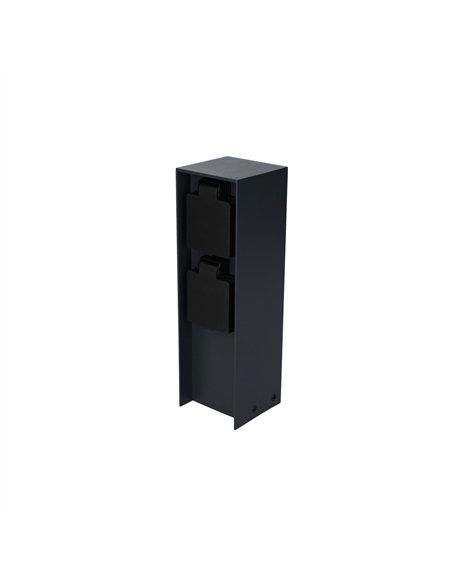 Columna enchufe jardín con tapas 2T IP44