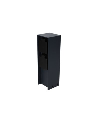 Columna enchufe jardín con tapas 2T IP44