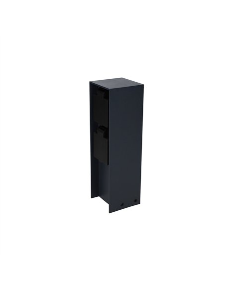 Columna enchufe jardín con tapas 2T IP44