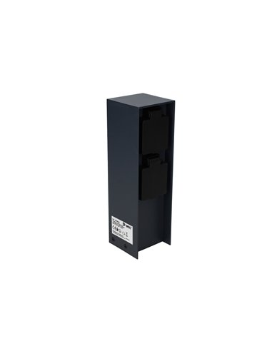 Columna enchufe jardín con tapas 2T IP44