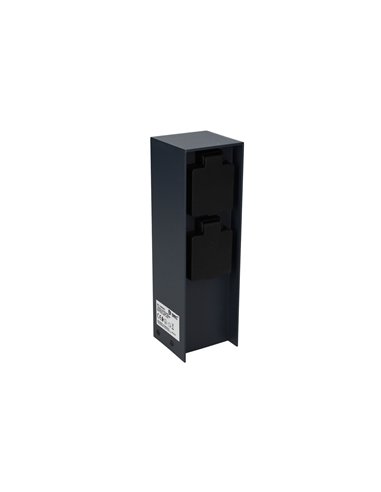 Columna enchufe jardín con tapas 2T IP44