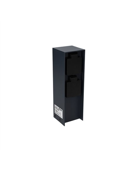 Columna enchufe jardín con tapas 2T IP44