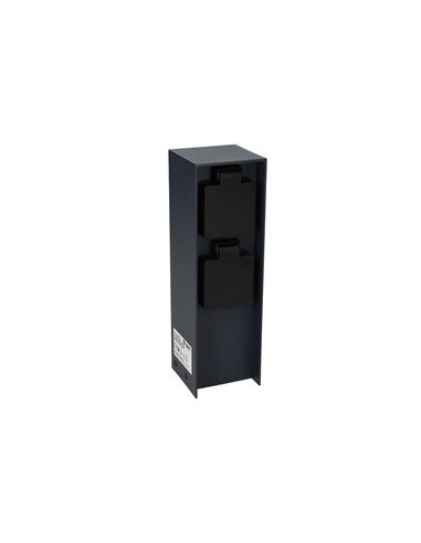Columna enchufe jardín con tapas 2T IP44