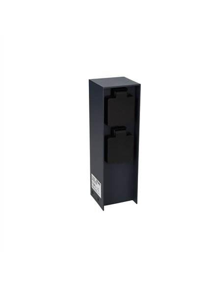 Columna enchufe jardín con tapas 2T IP44