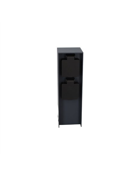 Columna enchufe jardín con tapas 2T IP44