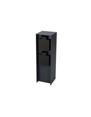 Columna enchufe jardín con tapas 2T IP44