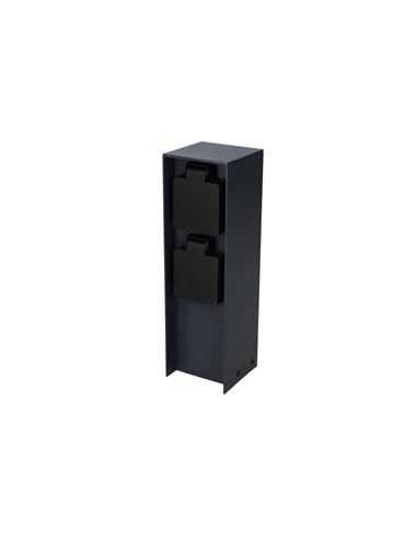 Columna enchufe jardín con tapas 2T IP44