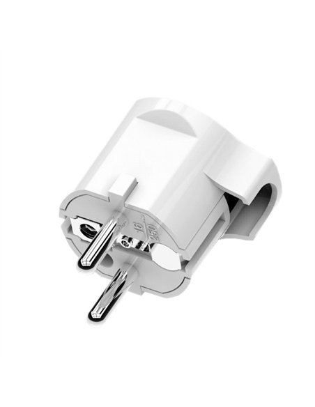 Clavija enchufe ultrafina 4.8mm Blanco