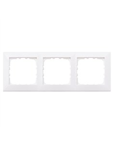 Embellecedor triple Iota Blanco