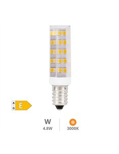 Bombilla LED tubular 4.8W E14 3000K