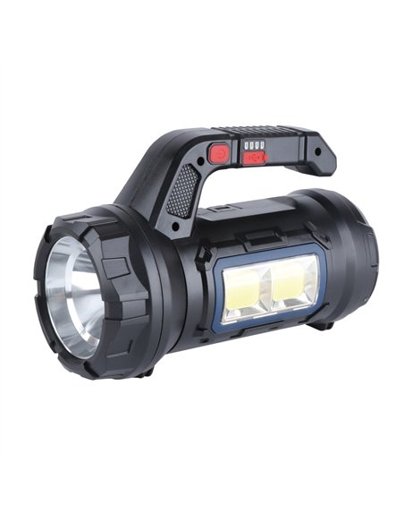 Linterna multiusos 10W con caja de herramientas recargable USB