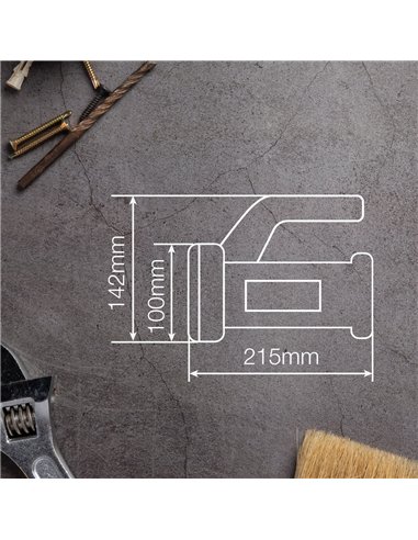 Linterna multiusos 10W con caja de herramientas recargable USB