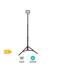 Foco LED con trípode 1x50W 6500K IP65