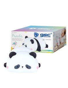 Luz de noche infantil LED Panda 1W RGB batería recargable 2