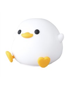 Luz de noche infantil LED Pollito 1W RGB batería recargable