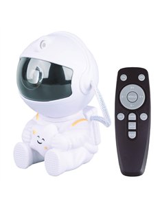 Luz de noche infantil LED Astronauta proyector galaxia