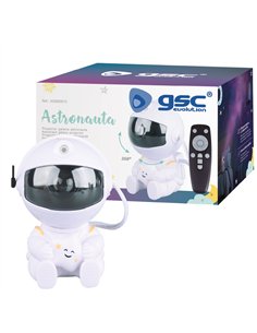 Luz de noche infantil LED Astronauta proyector galaxia 2