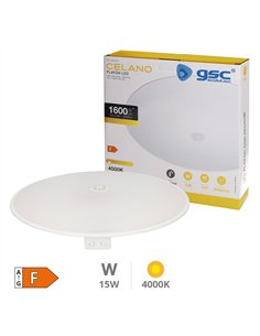 Plafón techo LED Celano con sensor de movimiento 15W 4000K 2