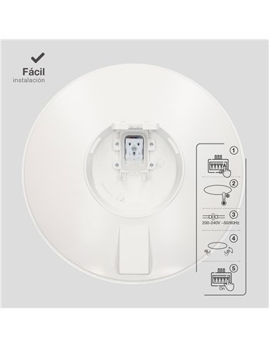 Plafón techo LED Celano con sensor de movimiento 15W 4000K