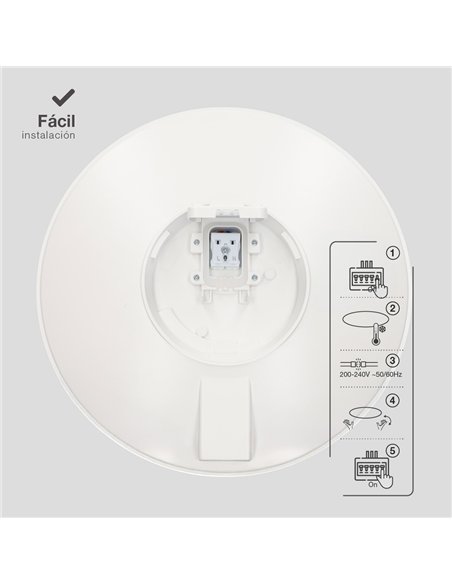 Plafón techo LED Celano con sensor de movimiento 15W 4000K