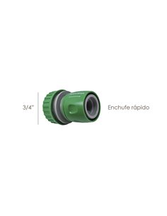 Conector Manguera Plastico 3/4 Granel 2