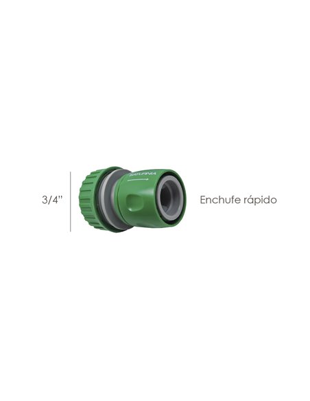 Conector Manguera Plastico 3/4 Granel