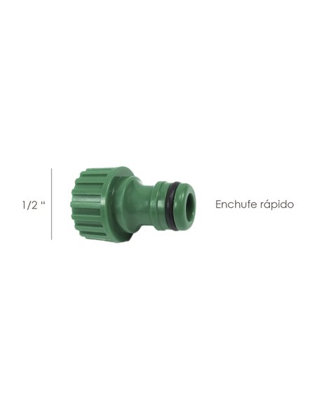 Adaptador Manguera Plastico 1/2 Hembra Granel