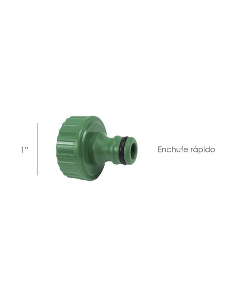 Adaptador Manguera Plastico 1" Hembra        Granel