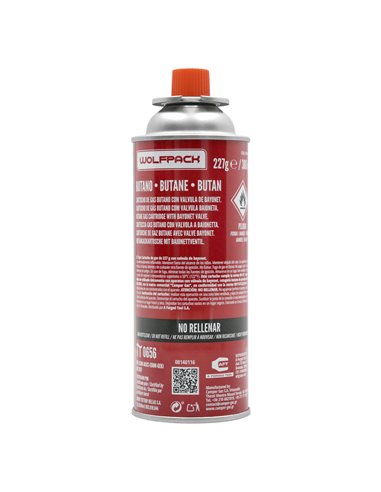 Cartucho Gas B250 (0,227 Kg.)